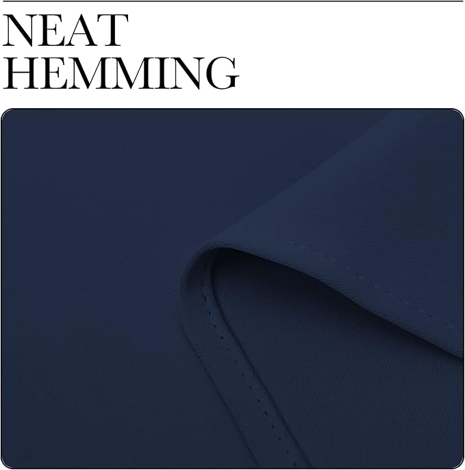NICETOWN Doorway Curtain Privacy, Door Cover Curtain, Sound Reducing Winter Insulated Thermal Room Darkening Blackout Curtains for Bedroom, 84 inch Length (1 Panel, 5ft Wide by 7ft Long, Navy)