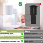 6 PCS Wall Fragrance Plug in with Night Light and Oil Diffuser Plug with Upgraded Fragrance Concentration Control, Compatible with Bath and Body Works WallFower for Home, White