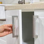 Cabinet Pulls Brushed Nickel Cabinet Handles Square Drawer Pulls, 50 Pack 5 Inch Stainless Steel Kitchen Door Cupboard Cabinet Handles, Cabinet Hardware Drawer Handles, 128mm Hole Centers