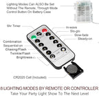 Bright Zeal 66 Ft 200 LED 8 Mode Multi Colored Christmas Fairy Lights Battery Operated with Remote Control Christmas Lights Outdoor Multicolor Waterproof -Twinkle LED String Lights Colorful