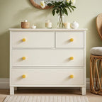 Ravinte 20 Pack Cabinet Knobs Earthy Yellow Kitchen Cabinet Knobs Round Dresser Drawer Pulls Closet Door Pulls 1-1/5 Inch