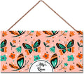 Personalized Butterfly Sign For Girls Room Boys Bedroom Custom Name Funny Theme Kids Toddler Baby Nursery Door Plaque Wall Art Decor For Little Man Cave