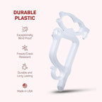 All-Purpose Holiday Light Clips [Set of 200] Christmas Clips, Outdoor Light Clips - Mount to Shingles & gutters - Works with Mini, C6, C7, C9, Rope, Icicle Lights - No Tools Required - USA Made