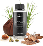 AROMELY My Way Essential Diffuser Oil Blend - Inspired by 1 Hotel® - Luxurious Fragrance with Notes of Leather, Cardamon, Lemon, Cedarwood, Iris and Amber. (150ml (5 Fl Oz), My Way)