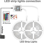 DAYBETTER LED Strip Lights 200 ft (2 Rolls of 100 ft), Smart App Control Lighting Bedroom Rome Decor with Remote, RGB Music Sync Color Changing LED Lights for Party