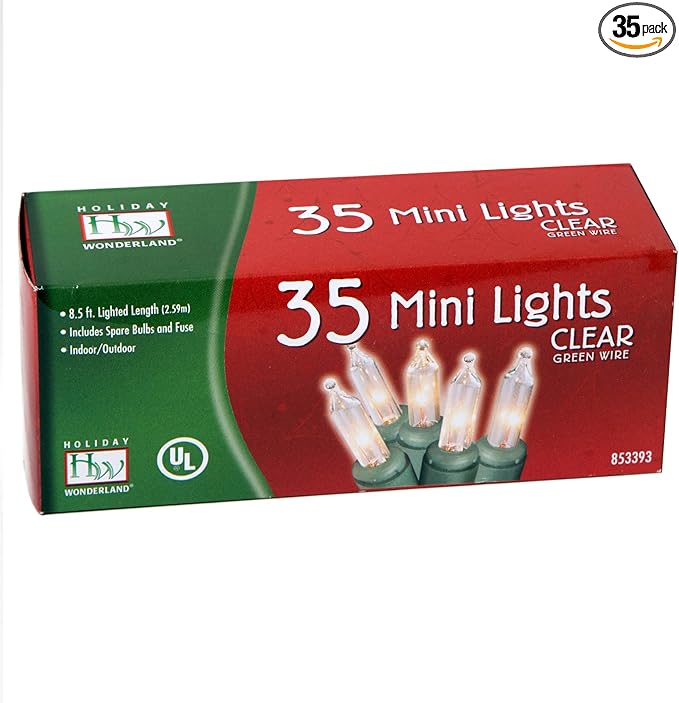 35-Count Clear Christmas Light Set