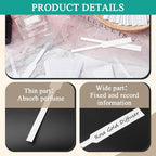 500 Pieces Perfume Tester Strips - Perfume Blotter Essential Oils Paper Test Strips -Premium Fragrance Tester Strips for Scent Evaluation - Fragrance Strips for Aromatherapy & Spice Oils (White)