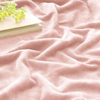 BEDELITE Fleece Blanket Pink Morn Throw Blankets for Couch & Bed, Luxury Plush Cozy Fuzzy Blanket 50" x 60", Super Soft Warm Lightweight Throw Blanket for Travel Camping