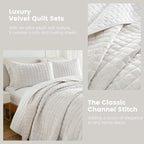Secgo California King Comforter Set for Bed - 100% Cotton Cal King Size, Black Bedspreads (120 * 110 Inch) with 2 Pillow Shams, Patchwork Reversible Lightweight Bedding
