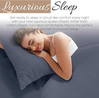 Linen Market Queen Sheet Set 4 Piece - Ultra Comfortable & Breathable Cooling Queen Bed Sheets - Deep Pocket & Wrinkle-Free Sheets Fits 16" Mattress - Extra Soft & Oeko-TEX Certified - Stone