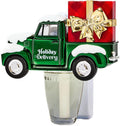 Bath and Body Christmas Pickup Truck WallFlower Plug in - Green Pick up Truck w/Gift - Adjustable Scent Control - Holiday Decor Plug-in for Wallflowers Fragrance Refills Bulbs - New for 2024