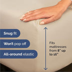 Queen Size 4 Piece Sheet Set - Comfy Breathable & Cooling Bed Sheets Set - Hotel Luxury Bedding for Women, Men, Kids & Teens - Deep Pockets, Easy Secure Fit, Soft and Wrinkle Free - Oeko-Tex - Wheat