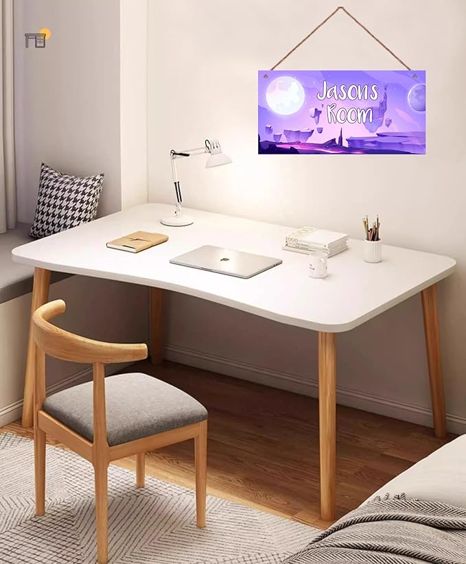 SLWEJQHA Personalized Sign Outer Space Room Decor, Inspirational Space Art Print Space Wall Art For Boys Room,Fantasy Picture Posters For Kids Bedroom Nursery Décor For Little Man Cave
