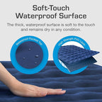 Active Era Twin Air Mattress with Built-in Pump & Raised Pillow - Heavy Duty Puncture Resistant, Waterproof Blow Up Bed