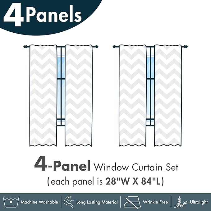 Ambesonne Cats Window Curtains Pack of 2, Modern Scandinavian Inspired Innocent Kitten Pattern with Leafy Details, Lightweight Set with Rod Pocket, 4 Panels of - 28" x 84", Pale Teal Pale Khaki Grey