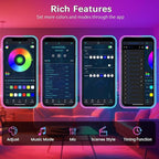 EJ's SUPER CAR 20Ft Neon Rope Lights, Flexible LED Strip Lights with App Remote, Outdoor IP65 24V RGB Rope Lights for Bedroom, Music Sync Gaming Led Neons Light Strip for Outdoors Decor