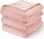 BEDELITE Fleece Blanket Pink Morn Throw Blankets for Couch & Bed, Luxury Plush Cozy Fuzzy Blanket 50" x 60", Super Soft Warm Lightweight Throw Blanket for Travel Camping