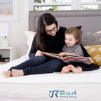 10 Inch Full Size Latex Mattress in a Box, Hybrid Natural Organic Mattress Medium Firm Feel Memory Foam and Individual Pocket Springs, CertiPUR-US, 120-Night Free Trial, 20-Year Warranty