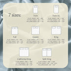 LuxClub 4 PC Queen Size Sheet Set Bed Sheets, Breathable Luxury Deep Pockets 16" Wrinkle Free Cooling Sheets Machine Washable Hotel Bedding (Queen, Striped Light Blue)