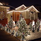 Brizled 4 Pack LED Christmas Lights, 33ft 100 LED Christmas String Lights, 120V UL Certified Connectable Xmas Tree Light Mini White Xmas Light for Home Tree Patio Indoor Outdoor Decoration, Cool White