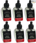 Bath and Body Works Fresh Balsam Wallflowers Fragrance Refill - multipacks - 0.8oz each - 6 pack