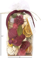 ANDALUCA Forbidden Flower Oasis Scented Potpourri | Made in California | Large 20 oz Bag + Fragrance Vial | Scents of Italian Bergamot, Plum, Jasmine, Rose and Lilac