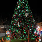 Connectable 240LED 88Ft 13Modes Christmas String Lights Indoor Outdoor | Extendable Green Wire Red & Green Christmas Tree Lights with Timer | Twinkle Fairy Light Plug in for Xmas Tree(Red & Green)
