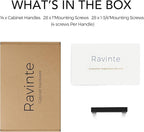 Ravinte 14 Pack 3 Inch Cabinet Handles Kitchen Square Matte Black Cabinet Pulls Black Drawer Pulls Cabinet Hardware Kitchen Handles