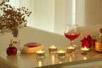 GOLDEAL 60-Pcs Tealight Candle Holders,Small Clear Glass,Tealight Holders Bulk Use for Weddings Parties Dinner,for 1.5" Tealight. Candle Mould