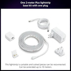 Philips Hue Indoor 3-Foot Smart LED Light Strip Plus Extension - Color-Changing Single-Color Effect - Requires Base Kit - Control with Hue App - Works with Alexa, Google Assistant and Apple HomeKit