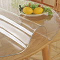 40 Inch Round Clear Table Protector for Dining Kitchen Desk Top Pad Mat Glass Furniture Coffee Marble End Bed Sofa Side Bar Night Stand Dinner Table Thick Plastic PVC Vinyl Circle Tablecloth Cover