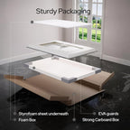 28 x 36 LED Bathroom Mirror with Lights, Lighted Bathroom Vanity Mirror for Wall, Espejos para Baños, Frontlit & Backlit, Anti-Fog, Shatterproof, 3 Adjustable Color Temperatures & Memory Function