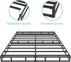 7 Inch Full XL Box Spring, Metal Boxspring Full XL Size with Fabric Cover, Heavy Duty Mattress Foundation, Noise-Free, Easy Assembly