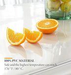 Deep Dream 1.5mm Clear Desk Cover Protector, 40×112 Inch Clear Desk Cover, Clear Desk Mat, Table Cover Tablecloth Protector Rectangle, Table Protector for Dining Room Table