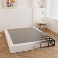 9 Inch Full XL Box Spring, Heavy Duty Metal Box Spring Bed Base with Fabric Cover, Mattress Foundation, Easy Assembly, Noise Free, Black