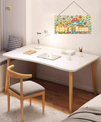 Personalized Sign Mushroom and Flowers Decor For Girls Bedroom Custom Door Sign Wood Plaque Sign Wall Decor For Kids Room