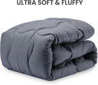 SLEEP ZONE King Size Mattress Topper Cooling Mattress Pad Cover Super Fluffy Down Alternative Bed Mattress Topper 8-21 Inch Deep Pocket, King