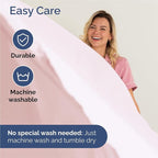 King Size 4 Piece Sheet Set - Comfy Breathable & Cooling Bed Sheets Set - Hotel Luxury Bedding for Women, Men, Kids, Teens, Boys & Girls - Deep Pockets, Soft, Wrinkle Free - Oeko-Tex - Lavender Pink