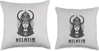 Nordic Vikings Legends Old Norse Mythology Gods Nordic Scandinavian Legends Old Norse Mythology Gods Helheim Throw Pillow, 16x16, Multicolor