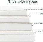 ZINUS 10 Inch Foam and Spring Hybrid Mattress [New Version], Queen, Fiberglass Free, Medium Firmness, Durable Support, Certified Safe Foams & Fabric, Mattress in A Box