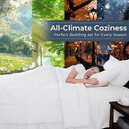 HEVUMYI White Queen Comforter Set - 7-Piece All Season Bed in a Bag Queen, Ultra Soft Bedding Set with Comforter, Flat Sheet, Fitted Sheet, Pillowcases, Pillow Shams