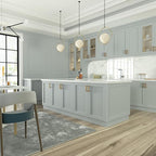 goldenwarm 20 Pack Champagne Bronze Cabinet Pulls Bronze Drawer Pulls 4 Inch Kitchen Cabinet Handles Champagne Gold Drawer Handles T Bar Square Hardware for Kitchen Bedroom Cupboard, 102mm Hole Center