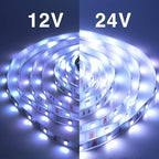 VOLIVO Led Strip Lights 130ft 24V,Bluetooth RGB App Controlled Led Light Strip Music Sync, Color Changing Lighting for Bedroom, Home Decor