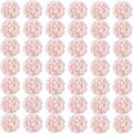 Auihiay 64pcs Hydrangea Artificial Flowers, Silk Hydrangea Heads with Stems, Pink Hydrangea Flowers for DIY Wedding Centerpiece Baby Shower Home Party Decor (Pink)