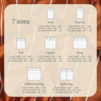 LuxClub 3 PC Sheet Set Bed Sheets Deep Pockets 16" Wrinkle Free Cooling Machine Washable Hotel Bedding Silky Soft - Striped-Autumn Orange Twin