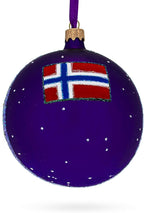 Geirangerfjord, Norway Glass Ball Christmas Ornament 4 Inches