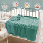 Exclusivo Mezcla Fleece Throw Blanket for Couch, Super Soft and Warm Blankets, Celadon Throw All Season Use, Cozy, Plush, Lightweight, 40x50 Inches