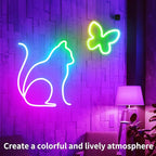 16.4ft Led Neon Rope Lights Remote/APP Control IP65 Waterproof Flexible 24VRGB LED Neon Light Music Sync LedSNeon Strips Light Led neon Lights for Bedroom Room Outdoors Décor