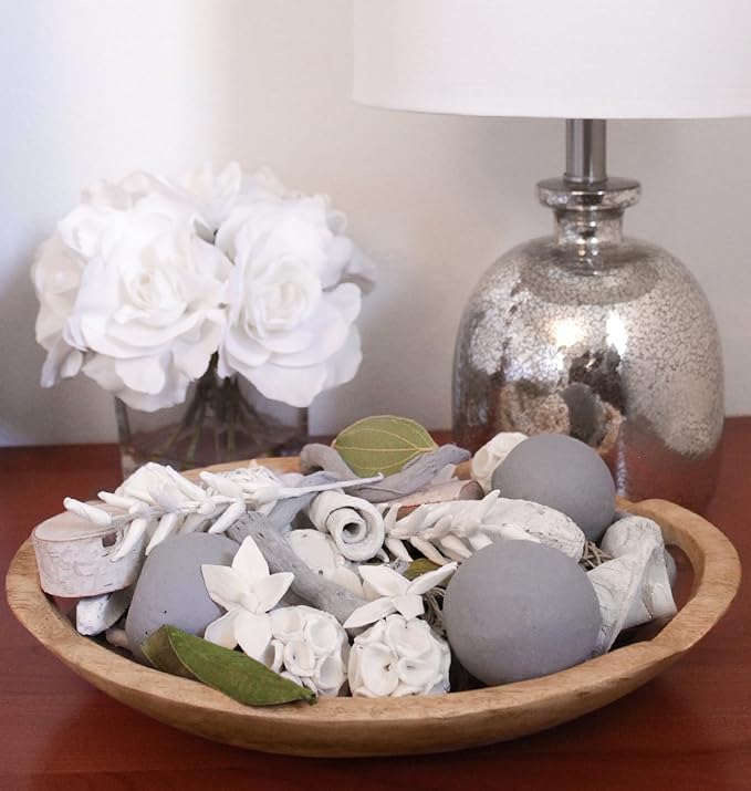 ANDALUCA Cashmere Oak Potpourri | Large 20 oz Bag + Fragrance Vial | Scents of Orchid, Eucalyptus, Mandarin, Black Rose, Cashmere Musk and Patchouli