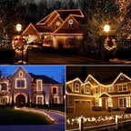Brizled C9 Christmas Lights, 16ft 25 LED Faceted C9 Warm White Christmas Lights, Connectable Indoor Outdoor Xmas String Light, 120V UL Certified for Tree, Yard, Garden, Porch, Party & Holiday Decor